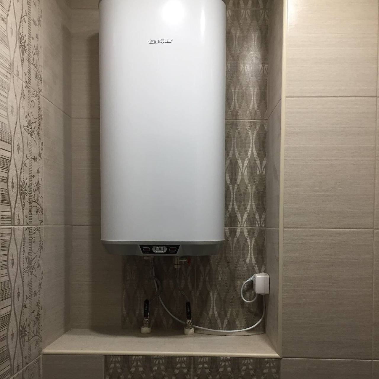 Установка водонагревателя