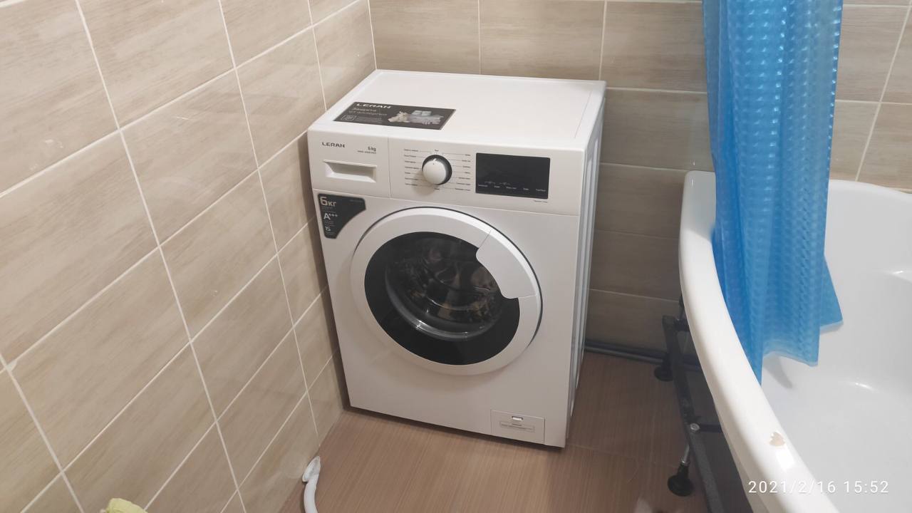 Подключение стиральной машины