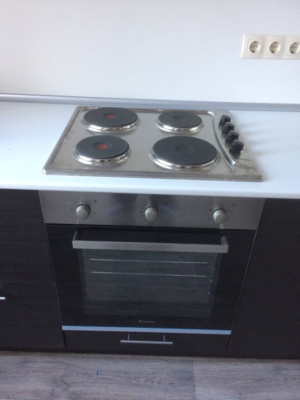 После подключения варочной поверхности и духового шкафа